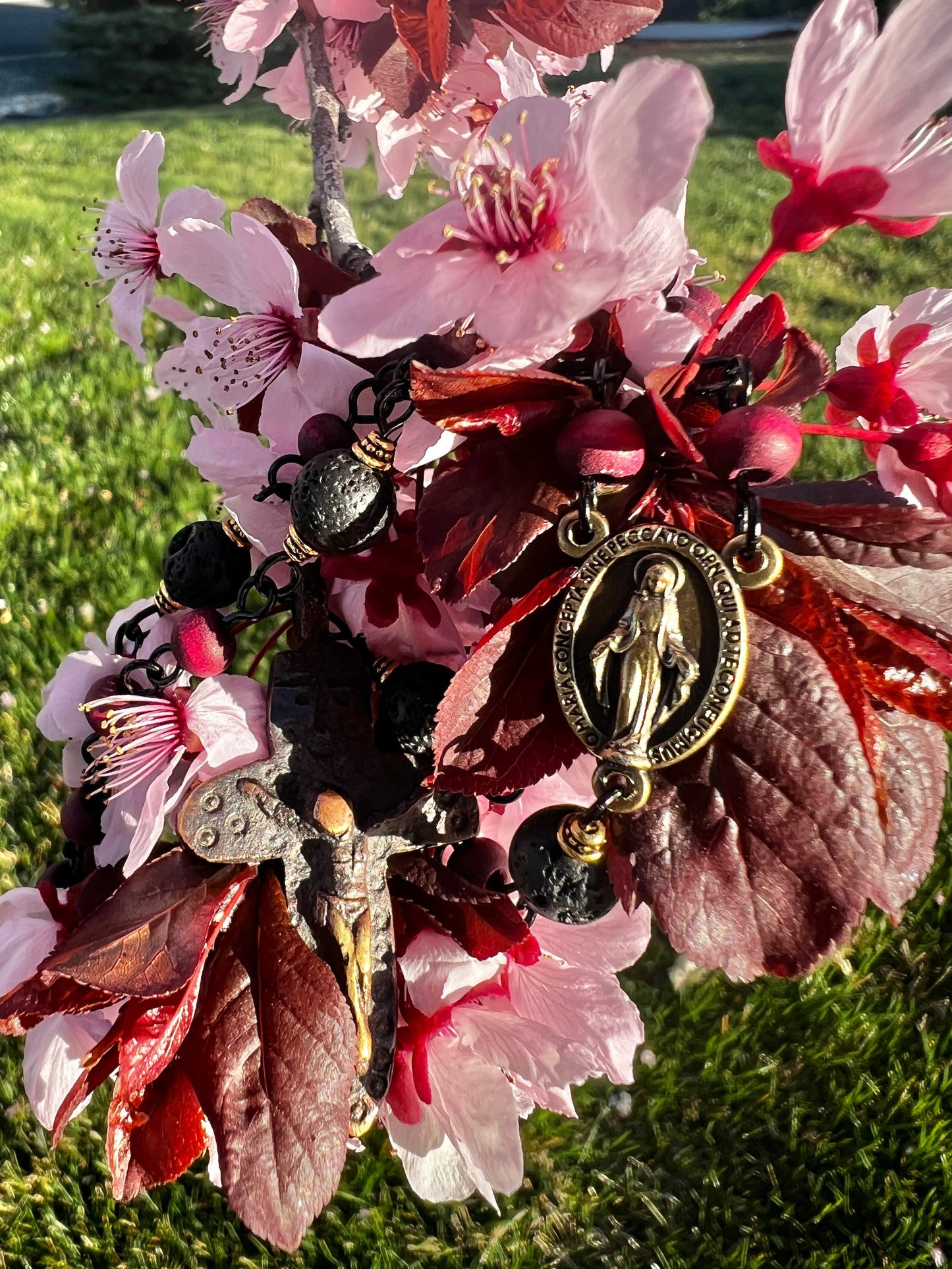 Crimson Faith Rosary