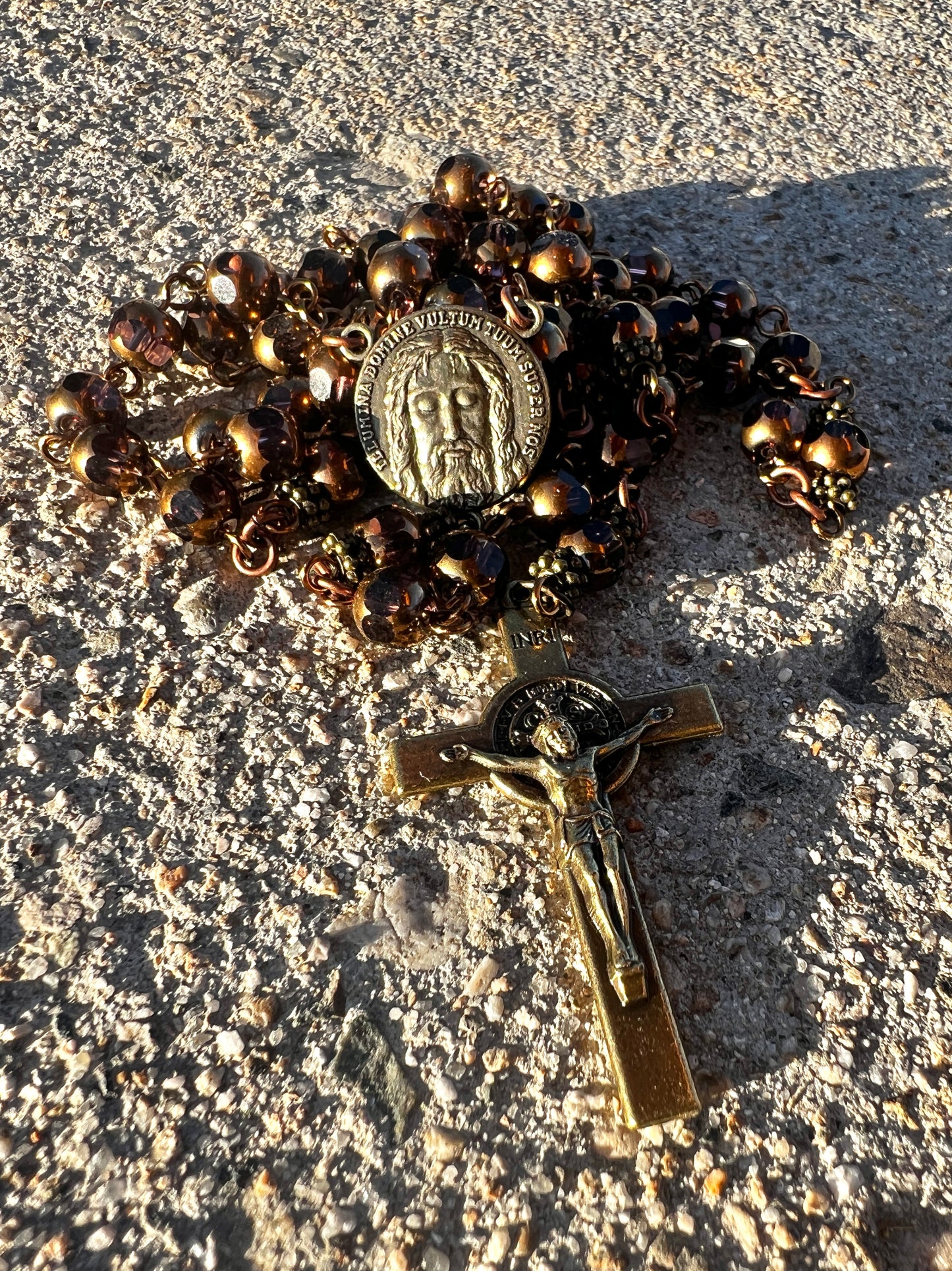 Holy Face of Jesus Vintage Rosary