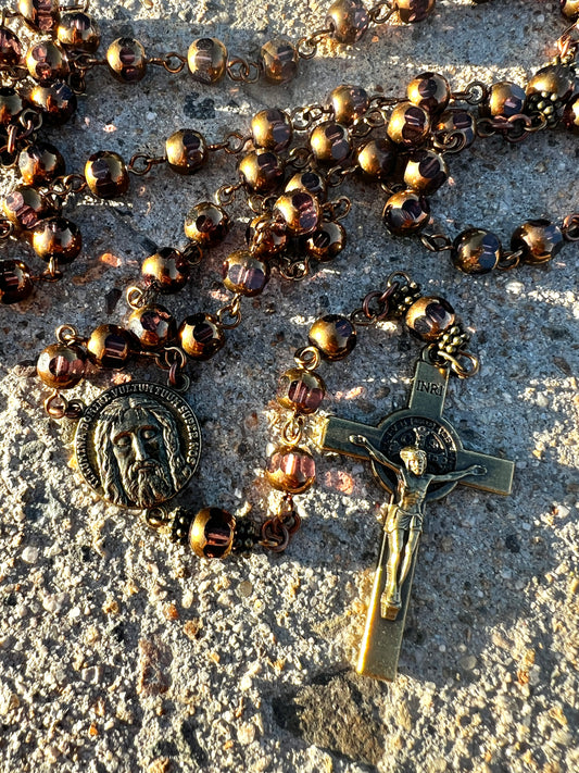Holy Face of Jesus Vintage Rosary