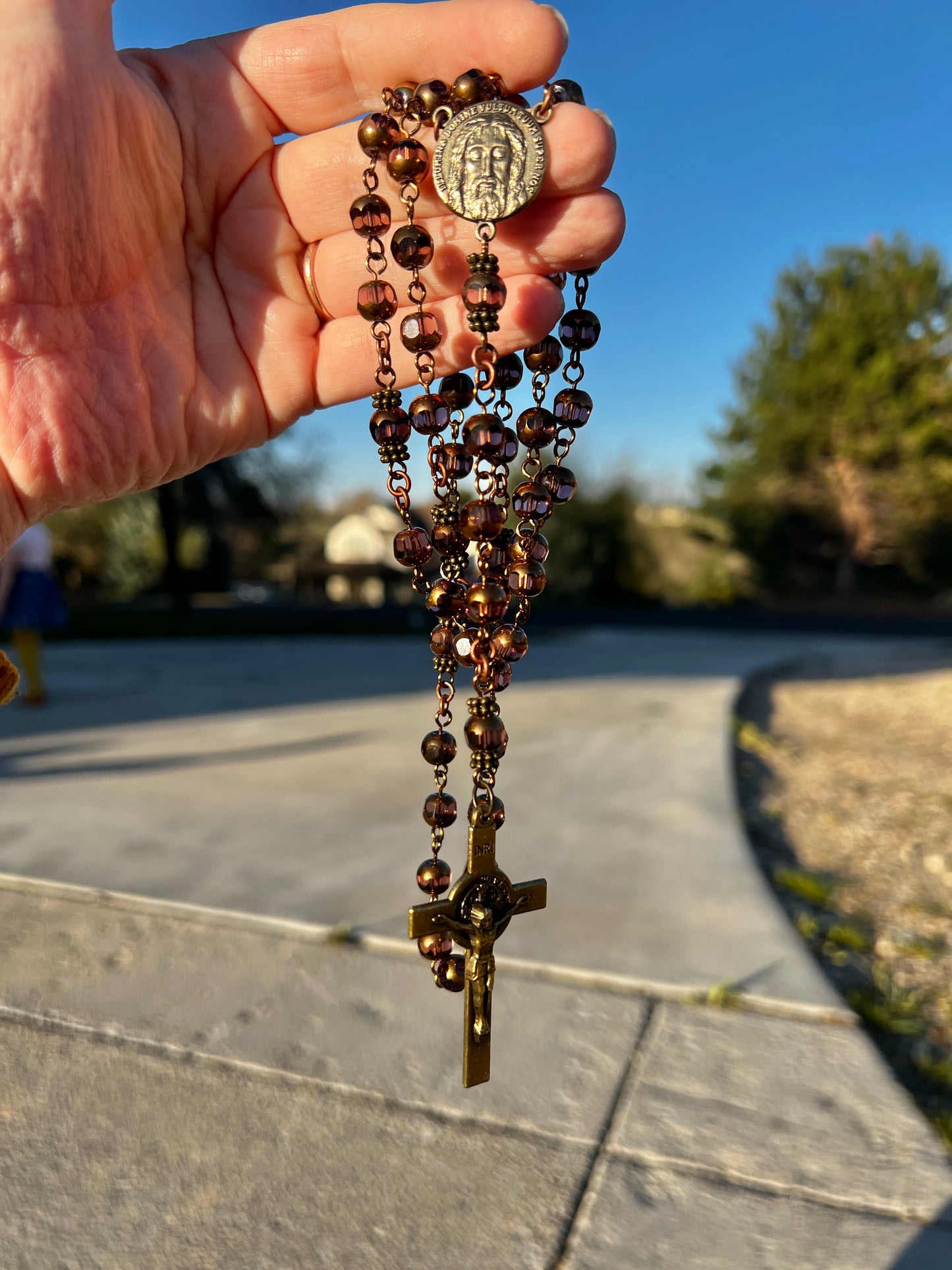 Holy Face of Jesus Vintage Rosary