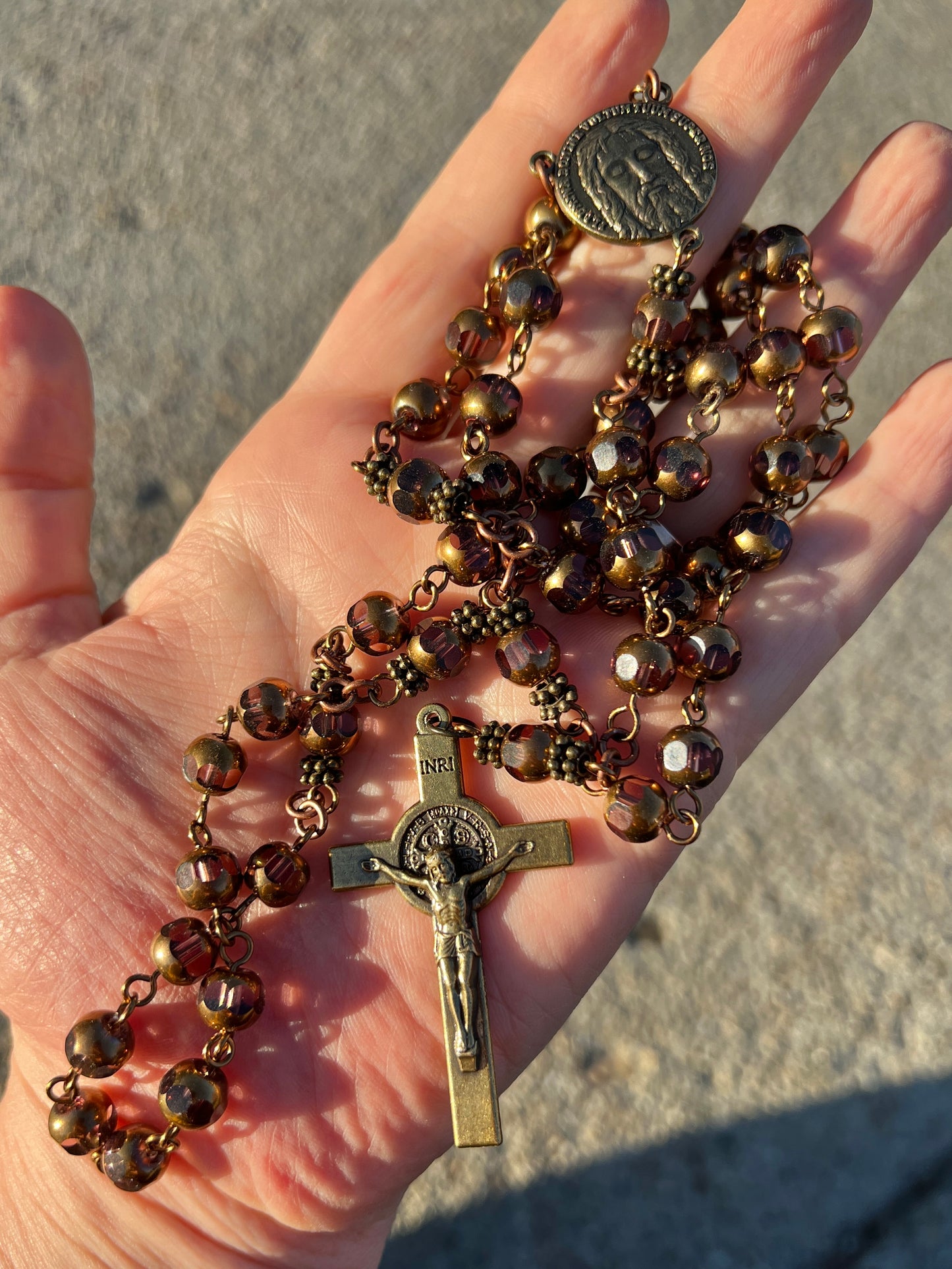 Holy Face of Jesus Vintage Rosary