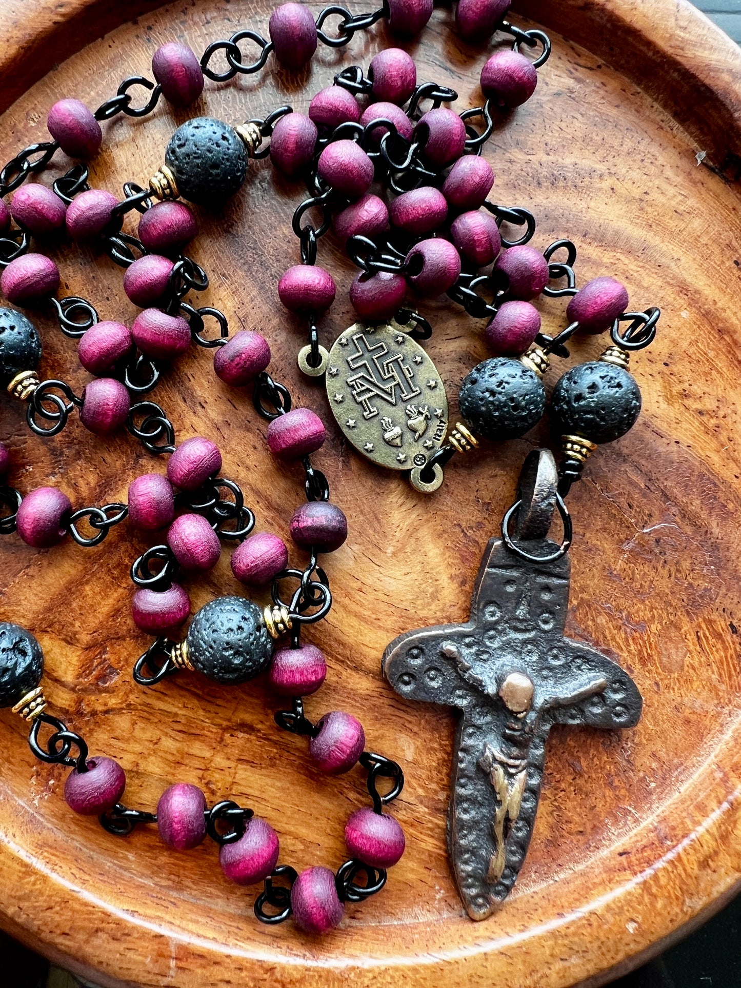 Crimson Faith Rosary