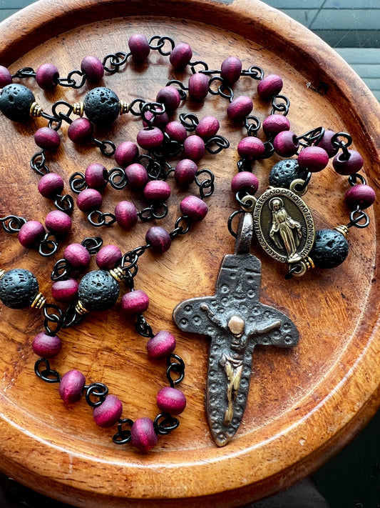 Crimson Faith Rosary